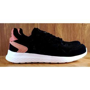 Adidas Archivo Black Pink White Women Running Casual Shoes Sneakers  Size 6.5